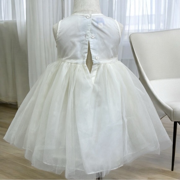 Marmellata Baby Girl’s Ivory Sequin and Tulle Dress - Picture 7 of 16